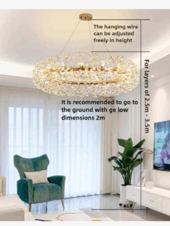 Lustre En Cristal Moderne En Forme De Pissenlit Créatif Et Atmosphérique 21 Lustre En Cristal Moderne En Forme De Pissenlit Créatif Et Atmosphérique -Lumeers Boutique lustre en cristal moderne en forme de pissenlit cr atif et atmosph rique 3