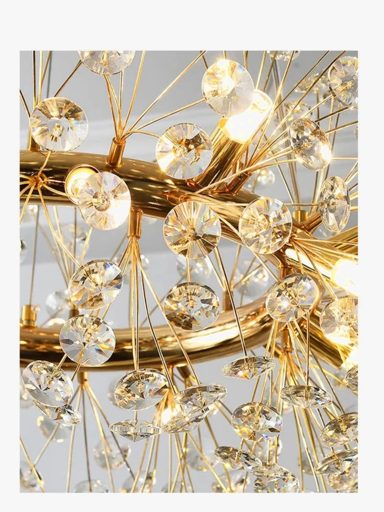 Lustre En Cristal Moderne En Forme De Pissenlit Créatif Et Atmosphérique 7 Lustre En Cristal Moderne En Forme De Pissenlit Créatif Et Atmosphérique – Image 5
