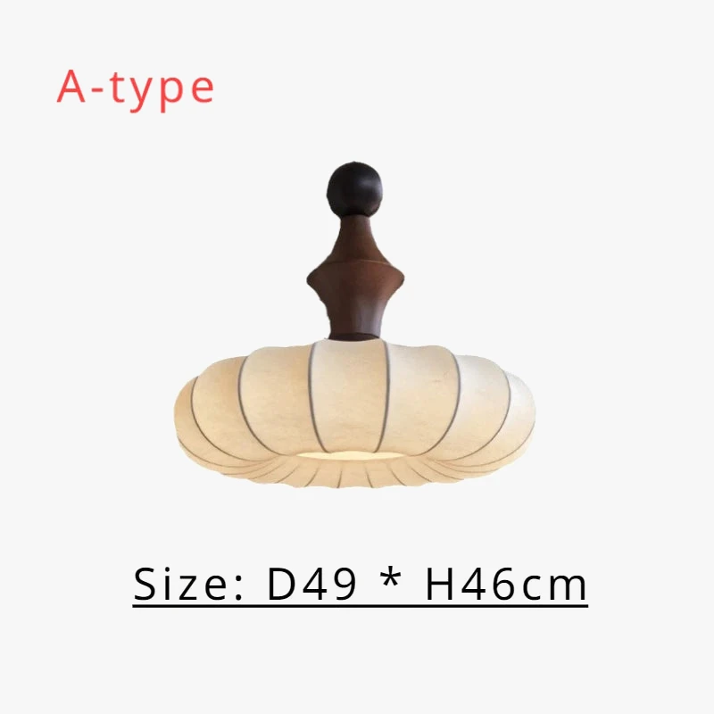 Lustre En Soie Avec Abat-jour En Tissu Lumineux 11 Lustre En Soie Avec Abat-jour En Tissu Lumineux – Image 9