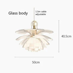 Lustre En Verre Led Moderne Design Scandinave éclairage Suspendu élégant -Lumeers Boutique lustre en verre led moderne design scandinave clairage suspendu l gant 6