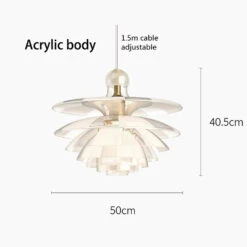Lustre En Verre Led Moderne Design Scandinave éclairage Suspendu élégant -Lumeers Boutique lustre en verre led moderne design scandinave clairage suspendu l gant 7