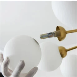 Lustre Haricot Magique En Verre éclairage Moderne Romantique 18 Lustre Haricot Magique En Verre éclairage Moderne Romantique -Lumeers Boutique lustre haricot magique en verre clairage moderne romantique 4