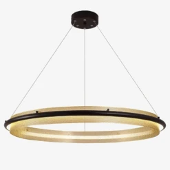 Lustre Led Circulaire De Luxe Pour Décoration Intérieure Moderne -Lumeers Boutique lustre led circulaire de luxe pour d coration int rieure moderne 5