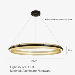 Lustre Led Circulaire De Luxe Pour Décoration Intérieure Moderne -Lumeers Boutique lustre led circulaire de luxe pour d coration int rieure moderne 7