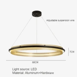 Lustre Led Circulaire De Luxe Pour Décoration Intérieure Moderne -Lumeers Boutique lustre led circulaire de luxe pour d coration int rieure moderne 9