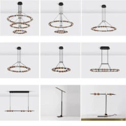 Lustre LED Circulaire Moderne Design Nordique Pour Intérieur élégant 21 Lustre LED Circulaire Moderne Design Nordique Pour Intérieur élégant -Lumeers Boutique lustre led circulaire moderne design nordique pour int rieur l gant 4