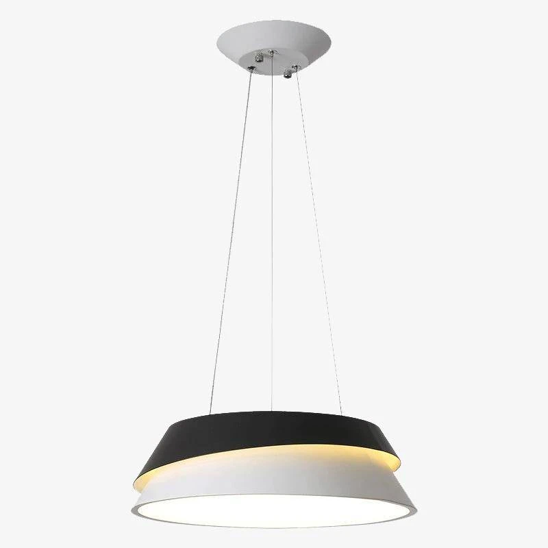 Lustre LED Design Moderne Noir Et Blanc 3 Lustre LED Design Moderne Noir Et Blanc