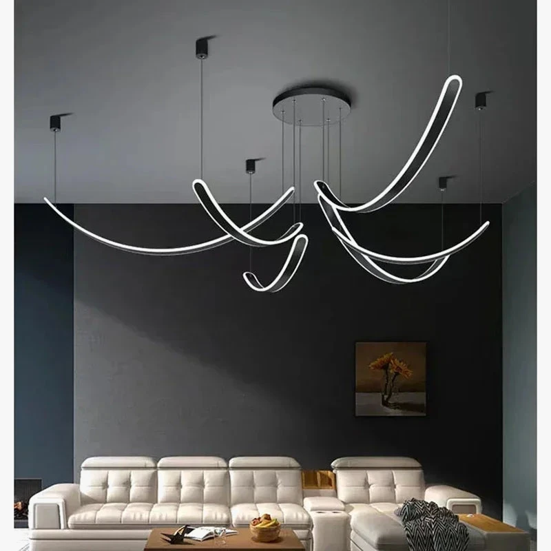 Lustre à Led Moderne Design Pour Décoration Intérieure élégante 5 Lustre à Led Moderne Design Pour Décoration Intérieure élégante – Image 3