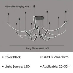 Lustre à Led Moderne Design Pour Décoration Intérieure élégante 15 Lustre à Led Moderne Design Pour Décoration Intérieure élégante -Lumeers Boutique lustre led moderne design pour d coration int rieure l gante 6