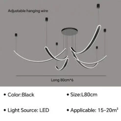 Lustre à Led Moderne Design Pour Décoration Intérieure élégante 17 Lustre à Led Moderne Design Pour Décoration Intérieure élégante -Lumeers Boutique lustre led moderne design pour d coration int rieure l gante 8