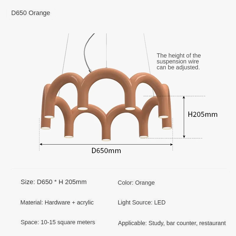 Lustre Minimaliste En U Style Industriel Pour Décoration Intérieure 8 Lustre Minimaliste En U Style Industriel Pour Décoration Intérieure – Image 6