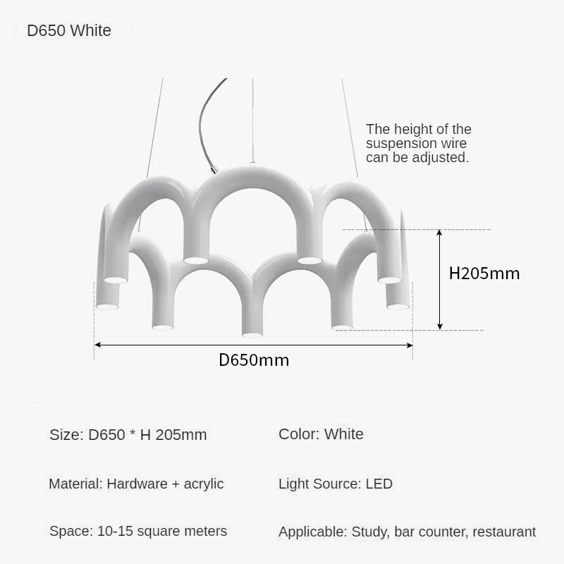 Lustre Minimaliste En U Style Industriel Pour Décoration Intérieure 9 Lustre Minimaliste En U Style Industriel Pour Décoration Intérieure – Image 7