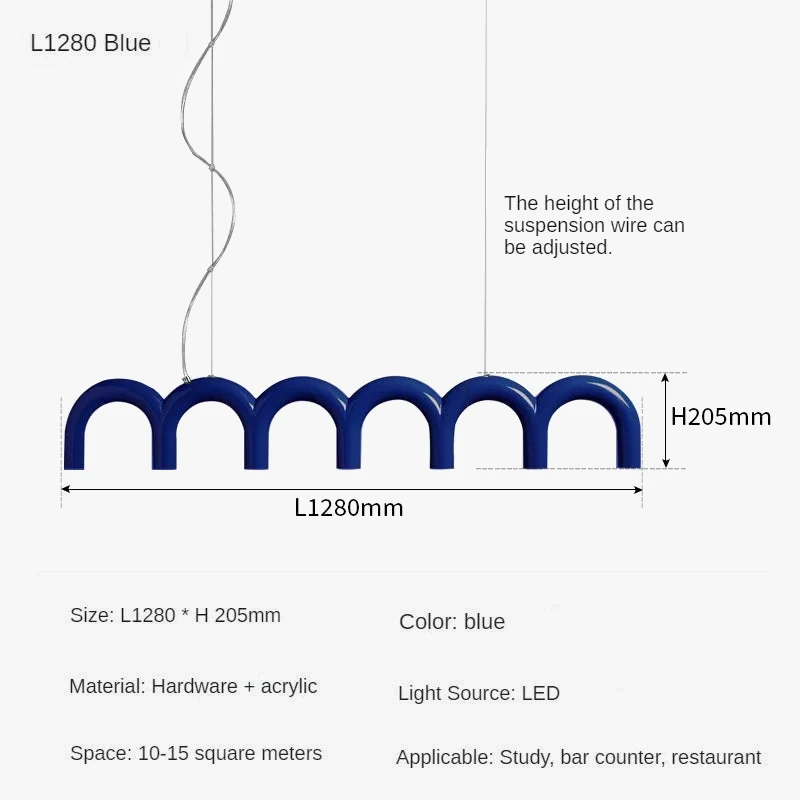Lustre Minimaliste En U Style Industriel Pour Décoration Intérieure 11 Lustre Minimaliste En U Style Industriel Pour Décoration Intérieure – Image 9