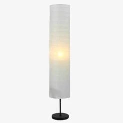 Lampadaire Moderne Avec Abat-jour Cylindrique En En Papier Floor