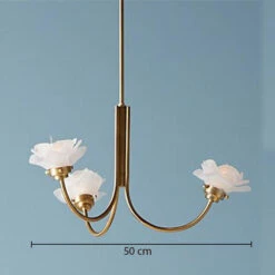 Lustre Moderne Avec Ampoules En Forme De Rose Florenzia -Lumeers Boutique lustre moderne avec ampoules en forme de rose florenzia dim