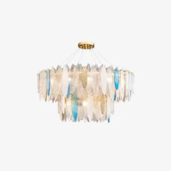 Lustre Moderne Avec Lames En Verre Luxury Valentina