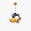 Lustre Moderne Avec Lampes Rondes Colorées Kebya 2 Lustre Moderne Avec Lampes Rondes Colorées Kebya -Lumeers Boutique lustre moderne avec lampes rondes colorees kebya