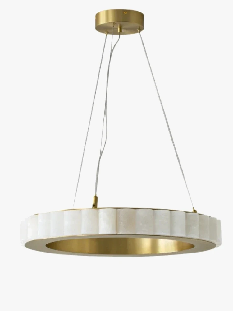 Lustre Moderne En Duplex Marbre Naturel Pour Famille 8 Lustre Moderne En Duplex Marbre Naturel Pour Famille – Image 6