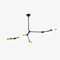 Lustre Moderne LED Style Branche Colorée Et Globes Irune