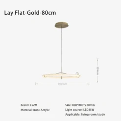 Lustre Nordique Design Suspension Décorative En Acrylique LED 28 Lustre Nordique Design Suspension Décorative En Acrylique LED -Lumeers Boutique lustre nordique design suspension d corative en acrylique led 8