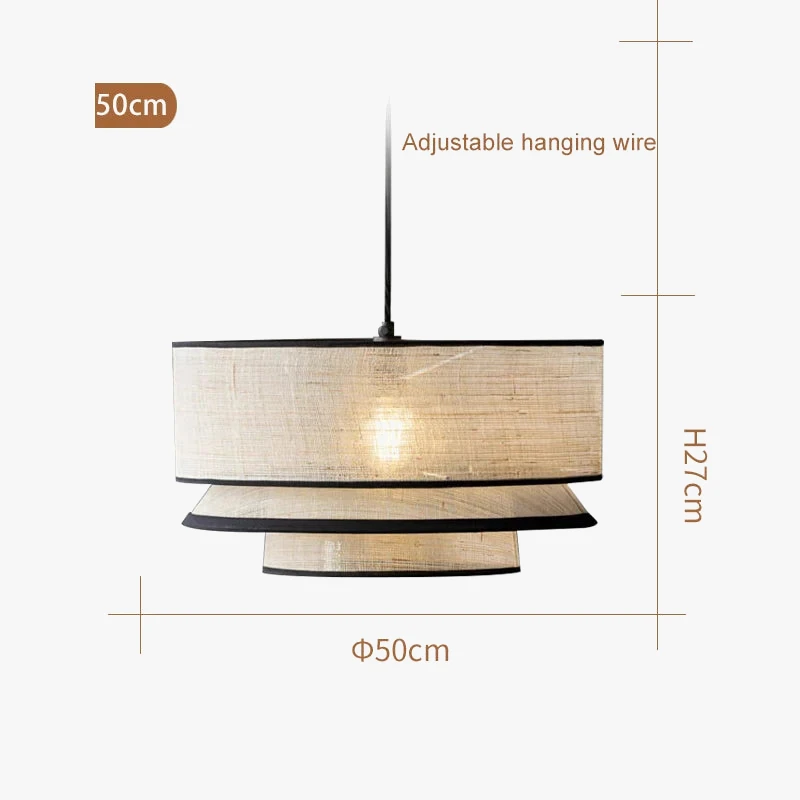 Lustre Nordique En Tissu Pour Décoration Intérieure Moderne 10 Lustre Nordique En Tissu Pour Décoration Intérieure Moderne – Image 8