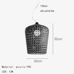 Lustre Suspendu à Led En Acrylique Design Nordique Pour éclairage Intérieur -Lumeers Boutique lustre suspendu led en acrylique design nordique pour clairage int rieur 8