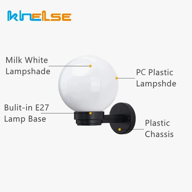 Moderne LED Globe Applique 15W Extérieur Étanche Jardin Appliques Murales Balcon Cour Ailse Escalier Extérieur Applique Murale 5 Moderne LED Globe Applique 15W Extérieur Étanche Jardin Appliques Murales Balcon Cour Ailse Escalier Extérieur Applique Murale – Image 3