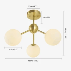 Plafonnier Américain à Trois Têtes Pour éclairage Moderne 16 Plafonnier Américain à Trois Têtes Pour éclairage Moderne -Lumeers Boutique plafonnier am ricain trois t tes pour clairage moderne 5