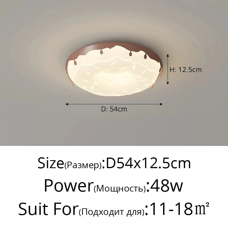 Plafonnier Donut Moderne Style Girly Simple Et élégant 10 Plafonnier Donut Moderne Style Girly Simple Et élégant – Image 8