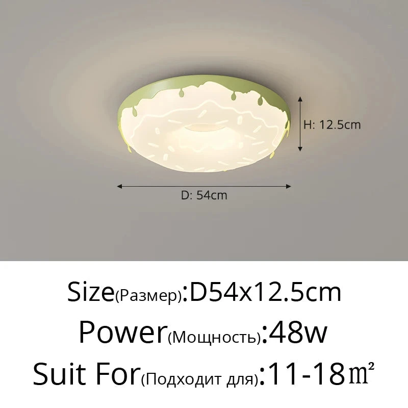 Plafonnier Donut Moderne Style Girly Simple Et élégant 11 Plafonnier Donut Moderne Style Girly Simple Et élégant – Image 9
