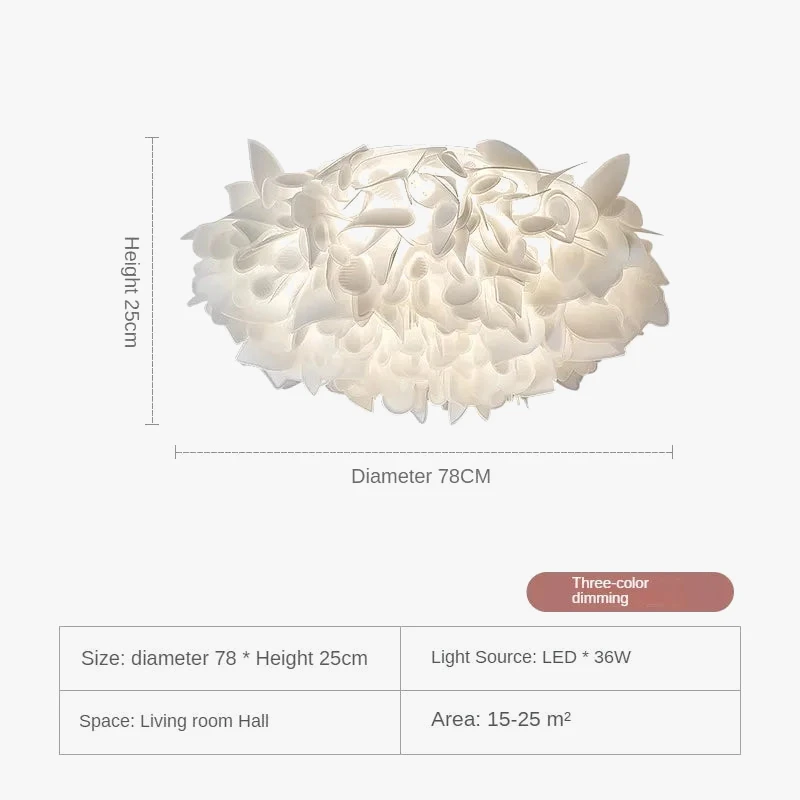 Plafonnier En Acrylique Créatif à Pétales Design Moderne Décoratif 9 Plafonnier En Acrylique Créatif à Pétales Design Moderne Décoratif – Image 7