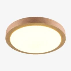 Plafonnier En Bois à LED En Rond Botimi
