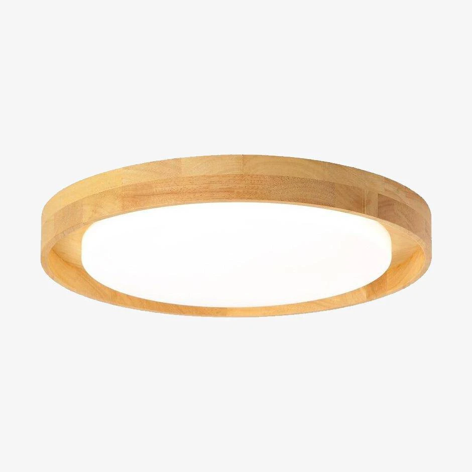 Plafonnier En Bois à LED Rond Design Solid 3 Plafonnier En Bois à LED Rond Design Solid