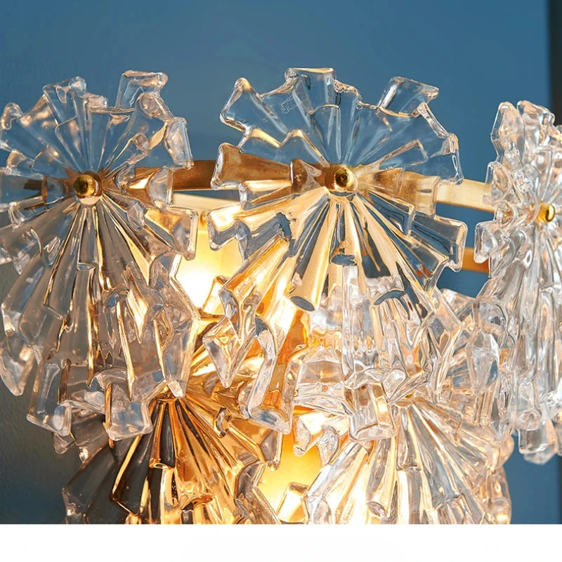 Plafonnier En Verre Flocon De Neige Design Moderne Luxe 8 Plafonnier En Verre Flocon De Neige Design Moderne Luxe – Image 6