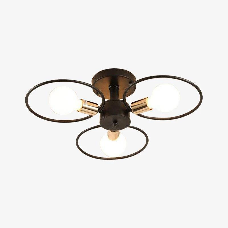 Plafonnier LED Avec Plusieurs Cercles En Métal 3 Plafonnier LED Avec Plusieurs Cercles En Métal