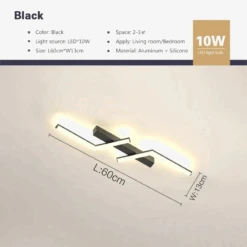 Plafonnier Led Ligne Moderne Pour Salon étude éclairage -Lumeers Boutique plafonnier led ligne moderne pour salon tude clairage 7