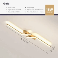 Plafonnier Led Ligne Moderne Pour Salon étude éclairage -Lumeers Boutique plafonnier led ligne moderne pour salon tude clairage 8