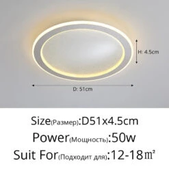 Plafonnier Led Moderne En Forme Danneau Pour Décoration Intérieure -Lumeers Boutique plafonnier led moderne en forme danneau pour d coration int rieure 6