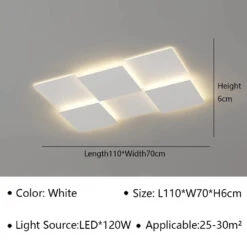 Plafonnier Led Moderne Pour Décoration D'intérieur Luminaire Intelligent -Lumeers Boutique plafonnier led moderne pour d coration d int rieur luminaire intelligent 9