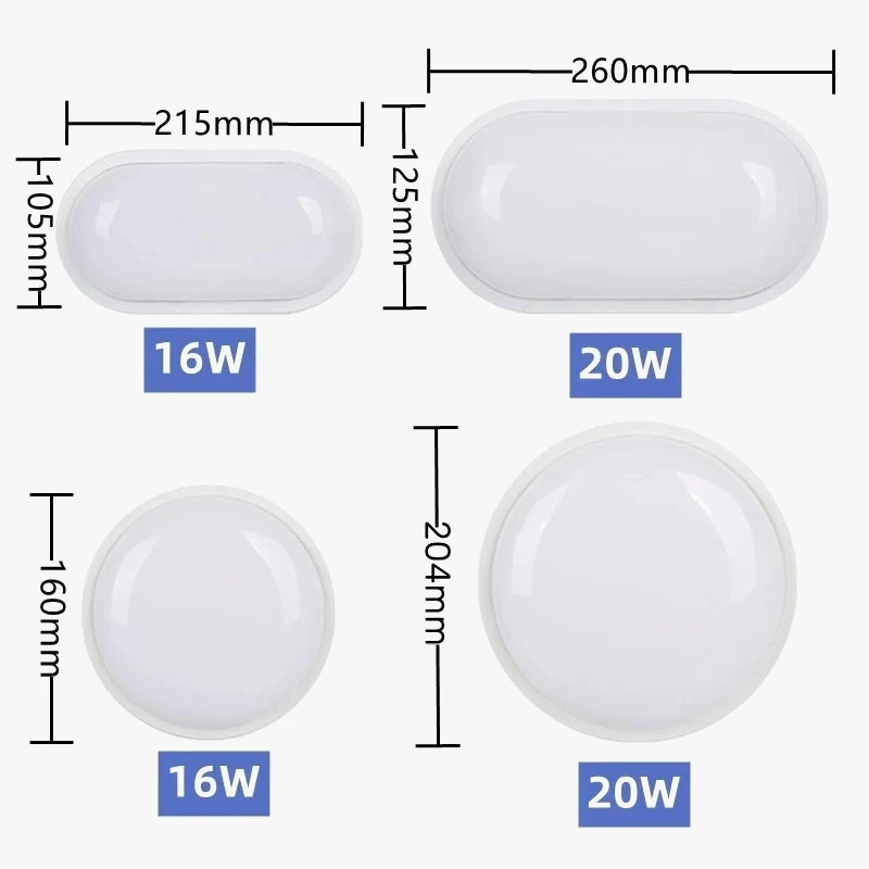 Plafonnier Led étanche Pour Intérieur Et Extérieur 7 Plafonnier Led étanche Pour Intérieur Et Extérieur – Image 5