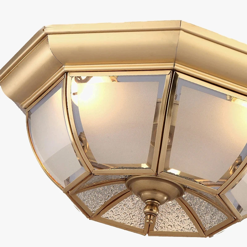 Plafonnier Moderne En Cuivre Pour Un éclairage élégant 8 Plafonnier Moderne En Cuivre Pour Un éclairage élégant – Image 6