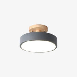 Plafonnier Moderne LED En Bois Et Métal Coloré Celio