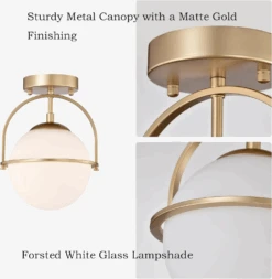 Plafonnier Nordique En Forme De Boule De Verre Laiteux 12 Plafonnier Nordique En Forme De Boule De Verre Laiteux -Lumeers Boutique plafonnier nordique en forme de boule de verre laiteux 4