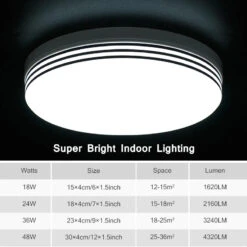 Plafonnier Rond Ultra-mince Led Moderne Pour éclairage Intérieur 18 Plafonnier Rond Ultra-mince Led Moderne Pour éclairage Intérieur -Lumeers Boutique plafonnier rond ultra mince led moderne pour clairage int rieur 2