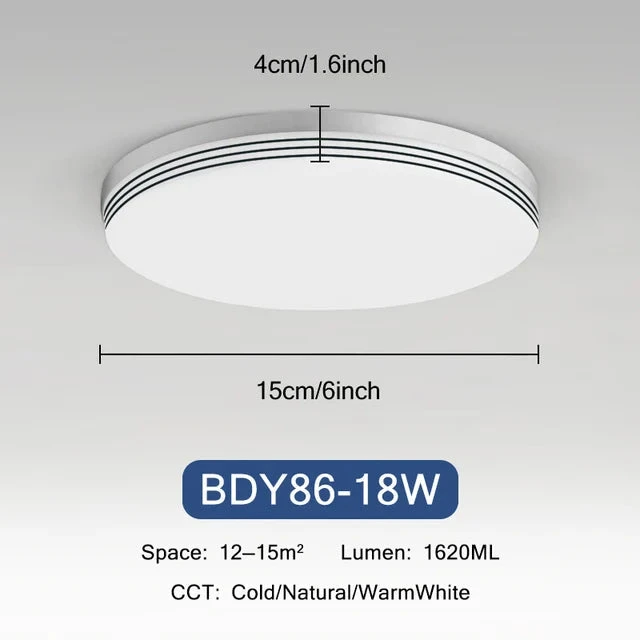 Plafonnier Rond Ultra-mince Led Moderne Pour éclairage Intérieur 9 Plafonnier Rond Ultra-mince Led Moderne Pour éclairage Intérieur – Image 7