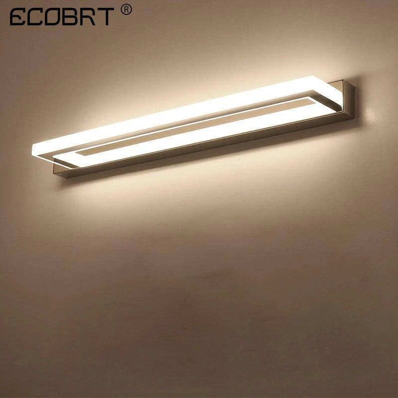 Applique Murale LED Chromé Pour Miroir 42cm 8 Applique Murale LED Chromé Pour Miroir 42cm – Image 6