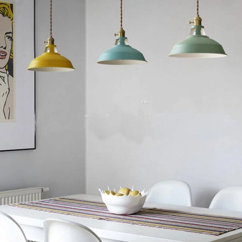 Suspension LED En Métal Coloré Loft 7 Suspension LED En Métal Coloré Loft – Image 5