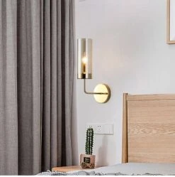 Applique Murale Design Cylindrique En Verre Et Base Dorée 13 Applique Murale Design Cylindrique En Verre Et Base Dorée -Lumeers Boutique product image 1102715252 0f9d5641 a224 49b3 b64c 5966391f995c