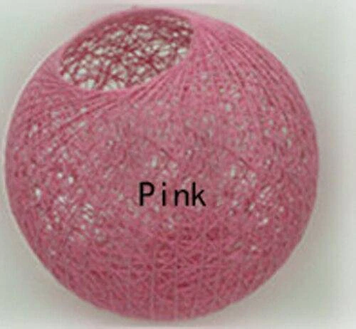 Suspension En Rotin LED Avec Boule Colorée Simple 7 Suspension En Rotin LED Avec Boule Colorée Simple – Image 5