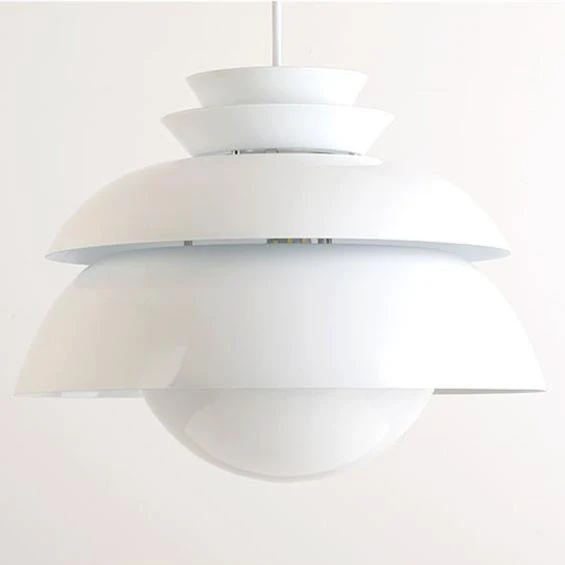 Suspension Design LED Blanche En Forme De Fleur Denmark 9 Suspension Design LED Blanche En Forme De Fleur Denmark – Image 7